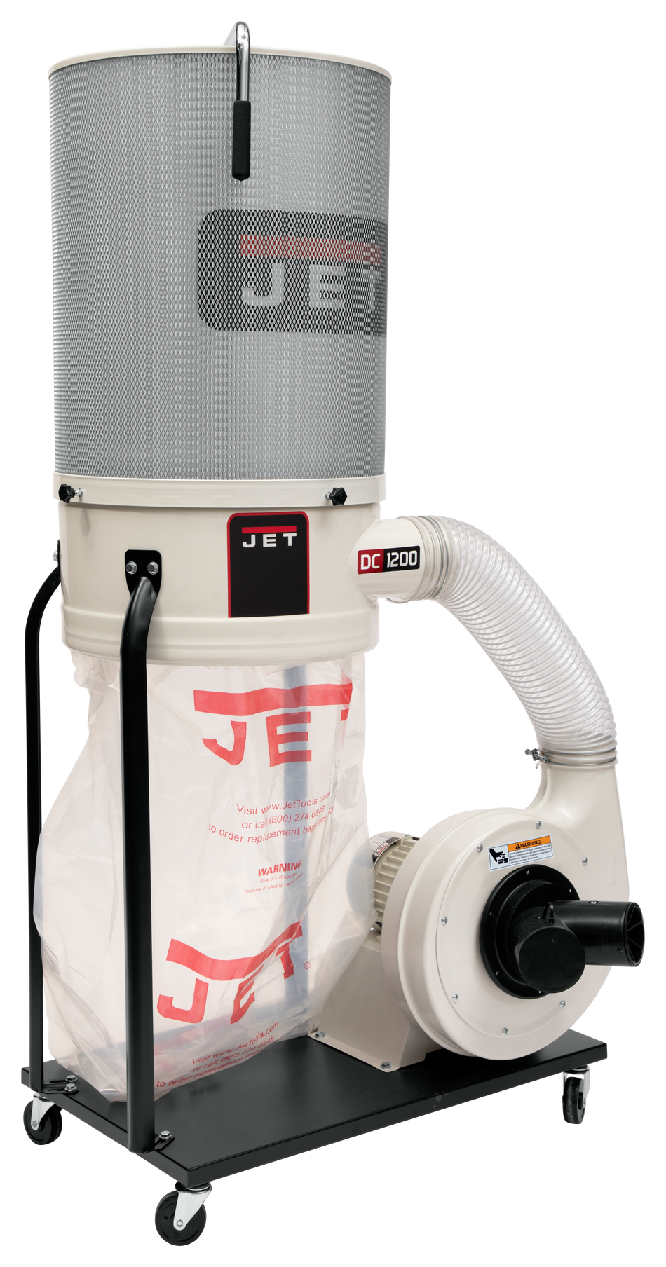 JET DC-1200VX-CK1 Dust Collector, 2HP, 2-Micron Canister Kit
