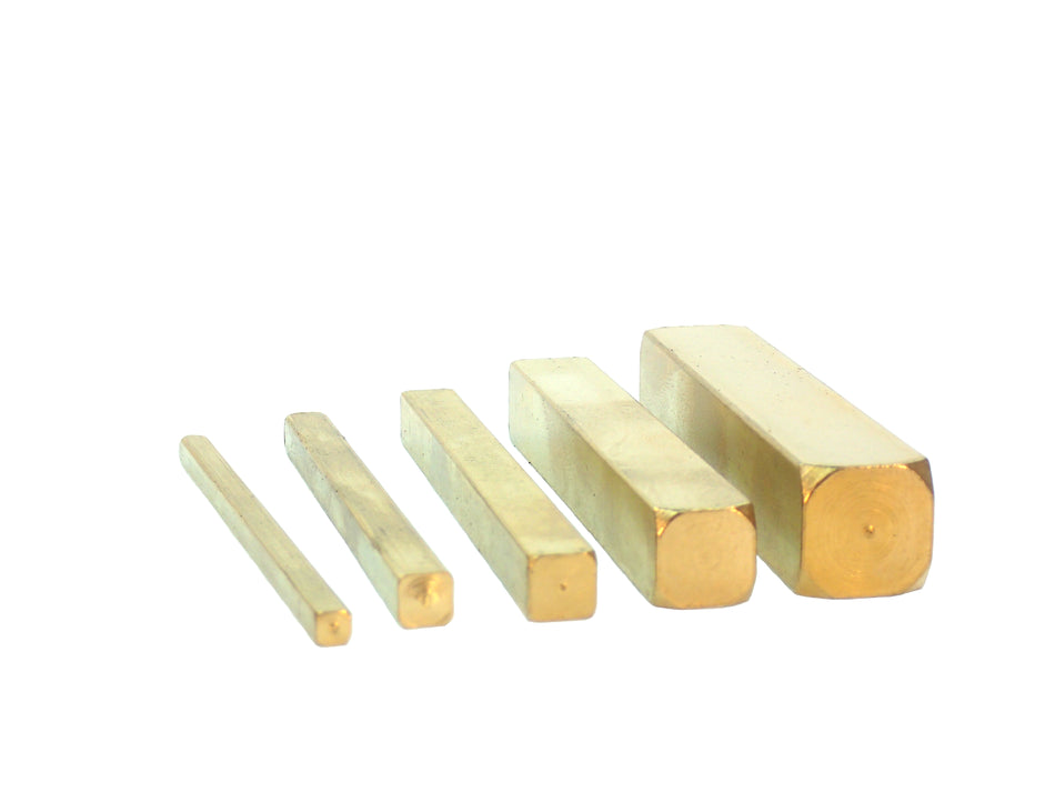 Whiteside 9800 Brass Set-Up Gauges 5-Pc, 2-1/2" Length
