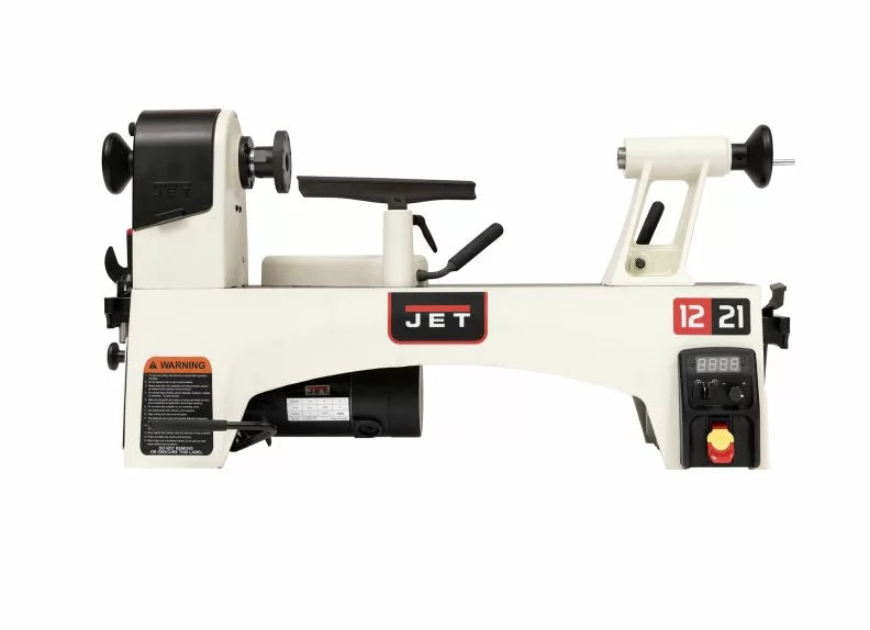 JET JWL-1221VS 12'' x 21'' Variable Speed Wood Lathe – Eagle Tools JET JWL-1221VS 12'' x 21'' Variable Speed Wood Lathe – Eagle Tools