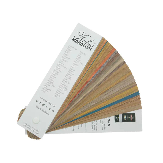 Rubio Monocoat Paper Fan Deck