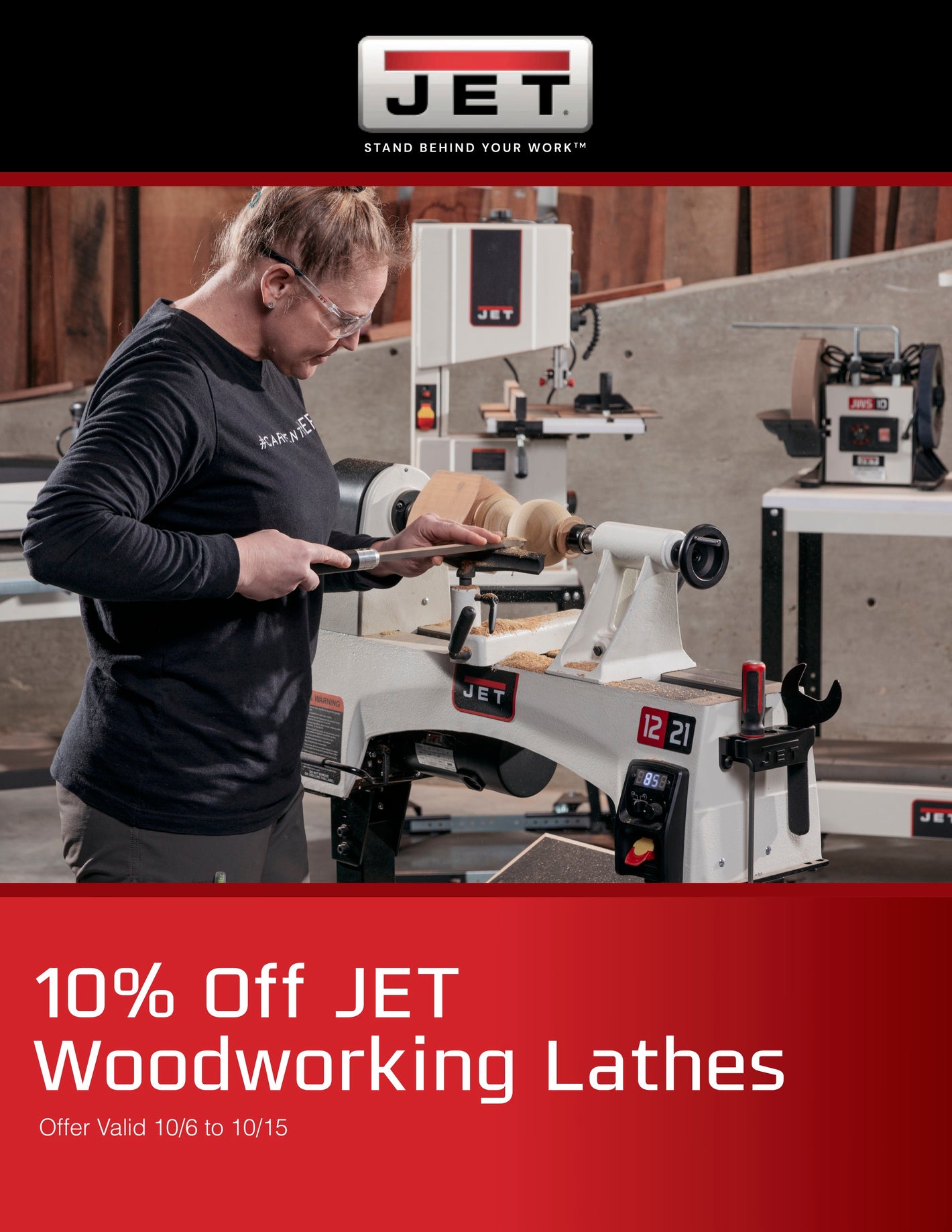 Jet Woodworking Lathes On Sale