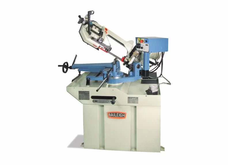 Baileigh Industrial BS-260M Dual-Mitering Gear-Driven Bandsaw, 1Ph 220V