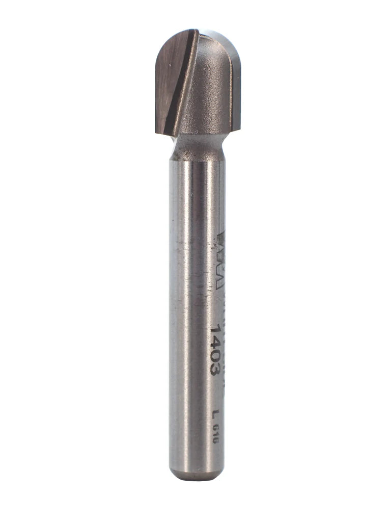 Whiteside  1403 Round Nose Bit 1/4"SH, 3/16"R, 3/8"CD