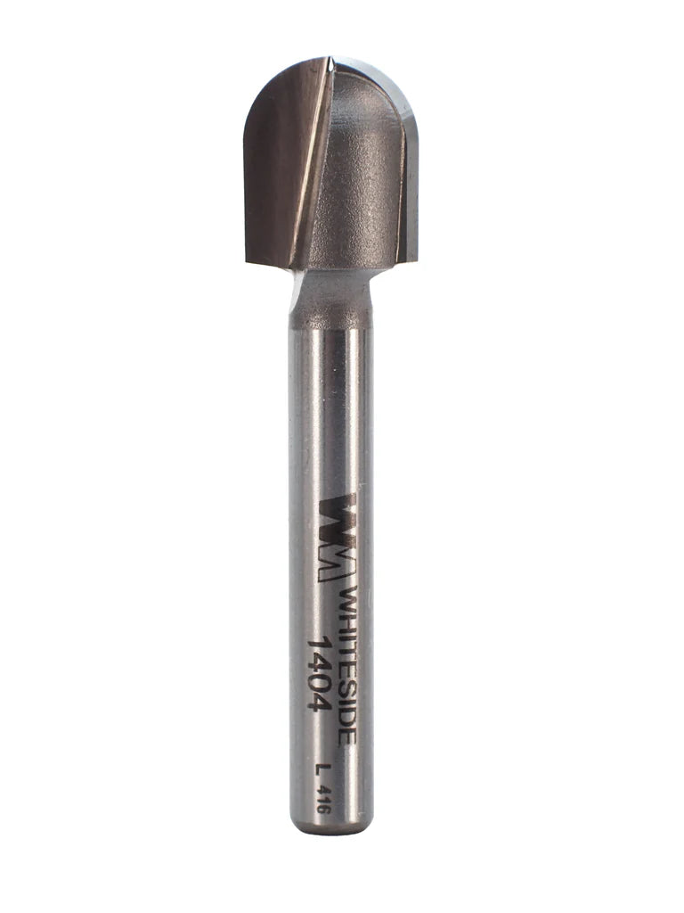 Whiteside  1404 Round Nose Bit 1/4"SH, 1/4"R, 1/2"CD