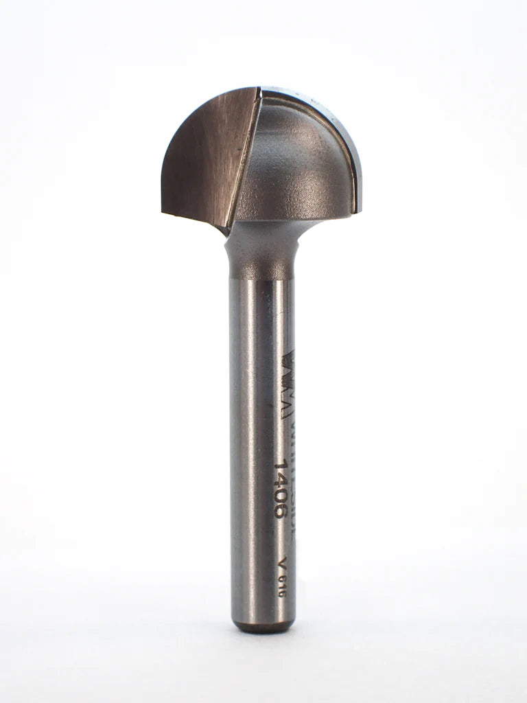Whiteside  1406 Round Nose Bit 1/4"SH, 3/8"R, 3/4"CD