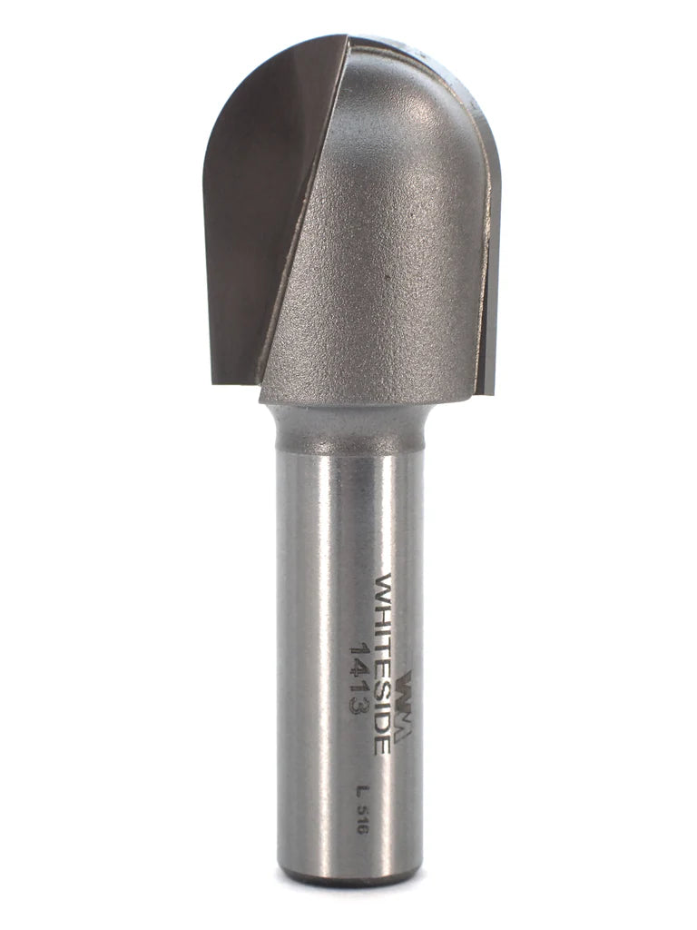 Whiteside  1413 Round Nose Bit 1/2"SH, 1/2"R 1"CD