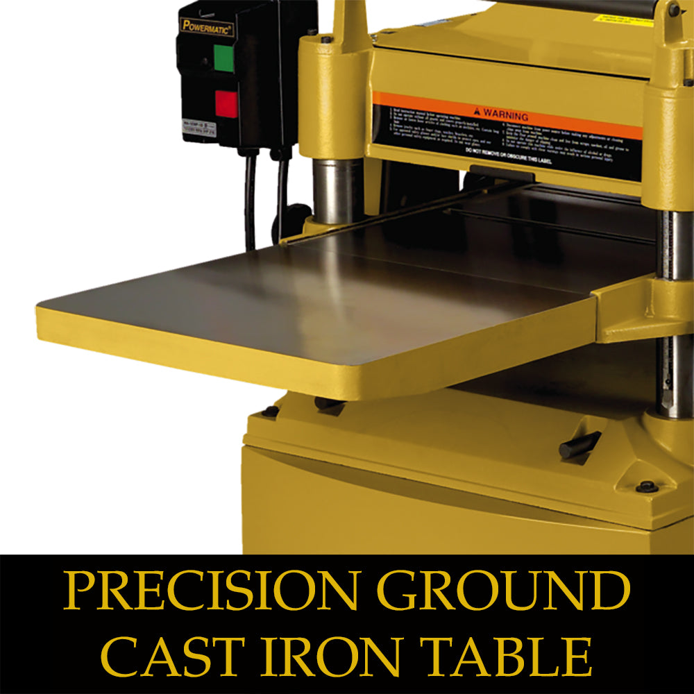 Powermatic 15HH, 15" Planer, Helical Cutterhead, 3HP 1PH 230V Eagle Tools