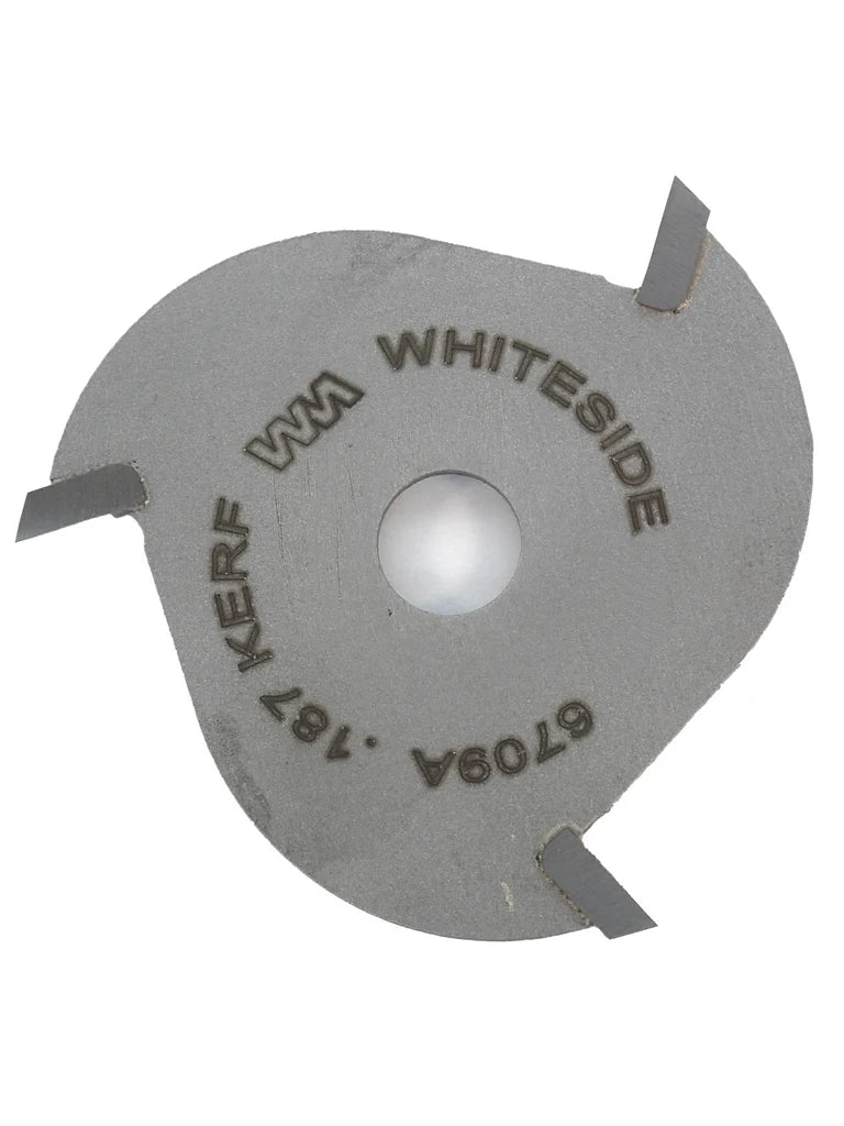 Whiteside 6709A Slotting Cutter 5/16"B, 0.187"CL, 3-Wing