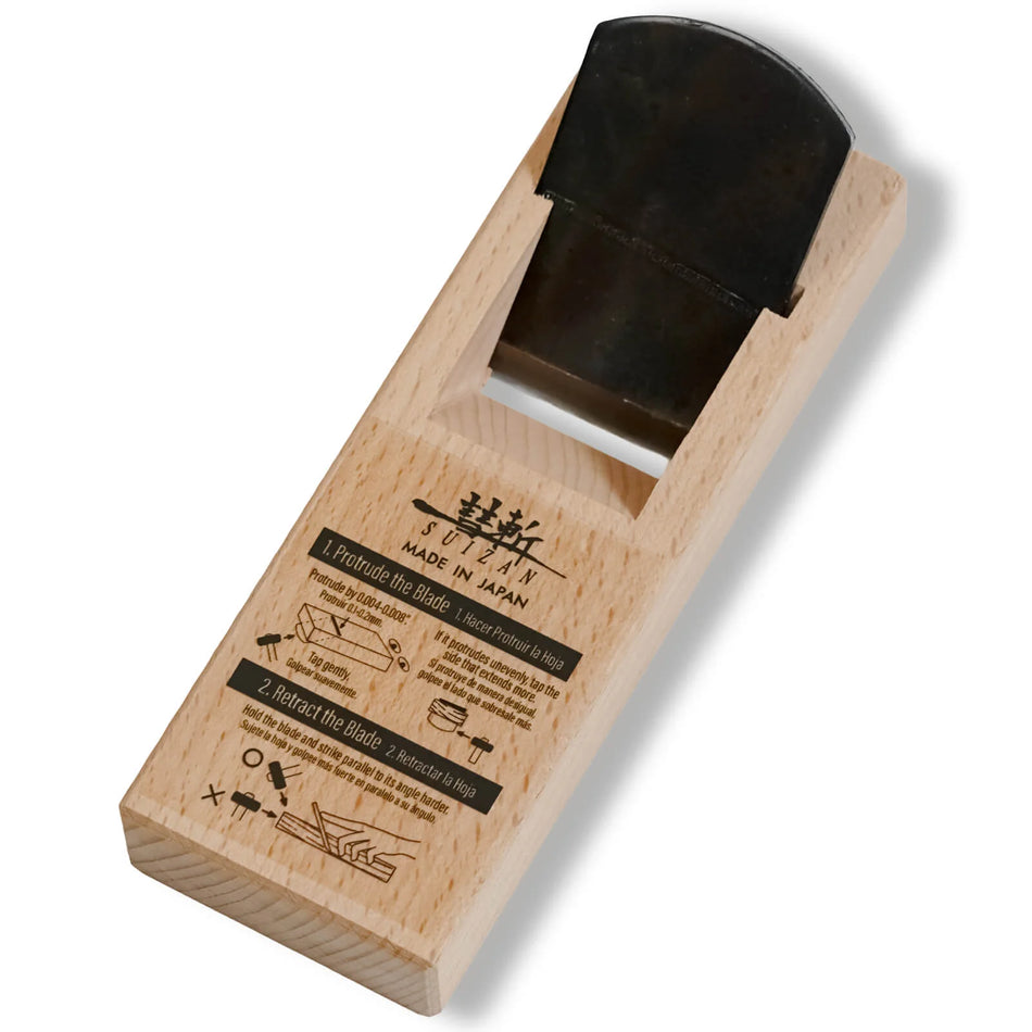 Suizan SK-001 Kanna Japanese Wood Planer 1.7 Inch (42mm) Single Blade