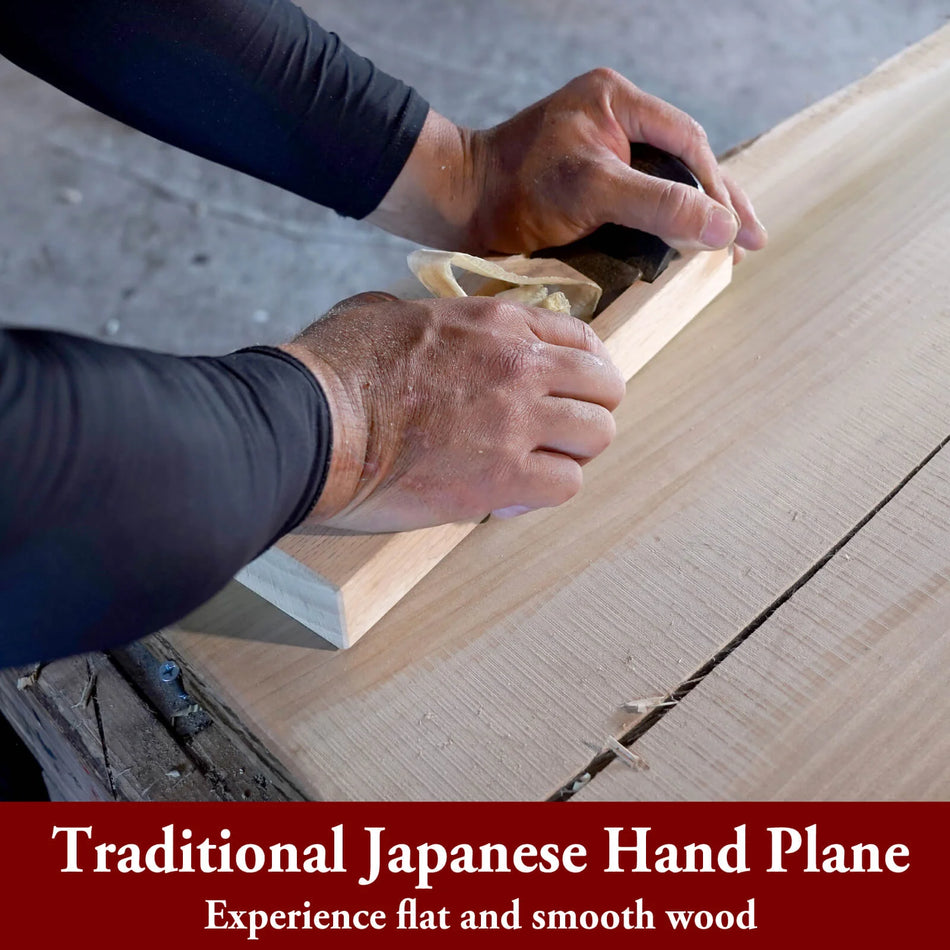 Suizan SK-003 Kanna Japanese Wood Planer 2.4 Inch (60mm) Double Blade