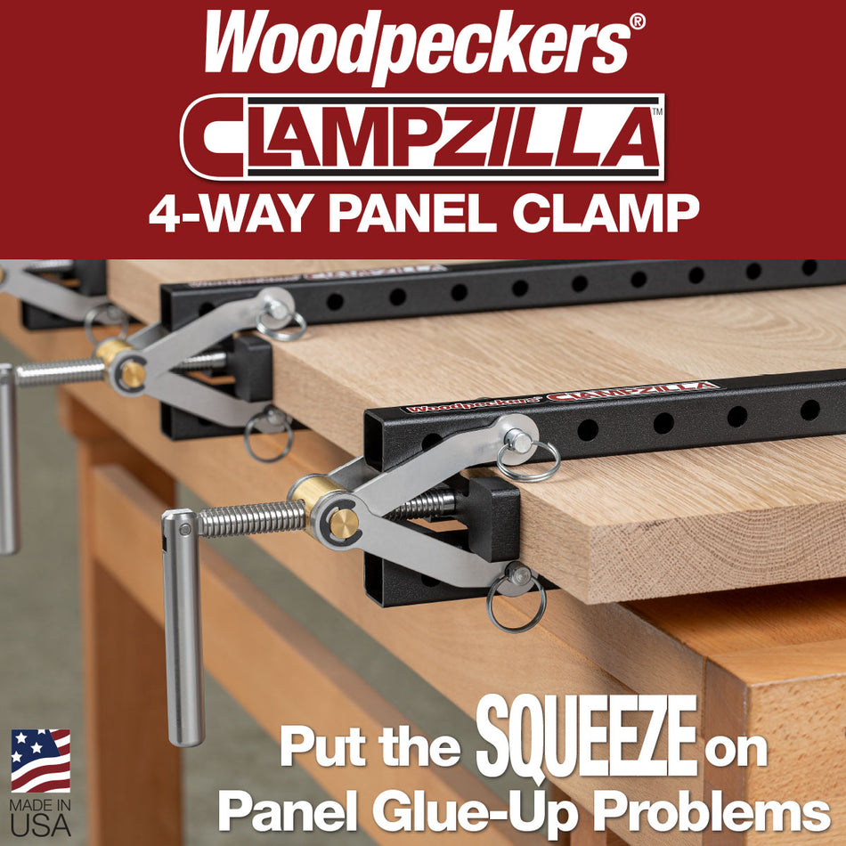 Woodpeckers ClampZILLA™ 4-Way Panel Clamps