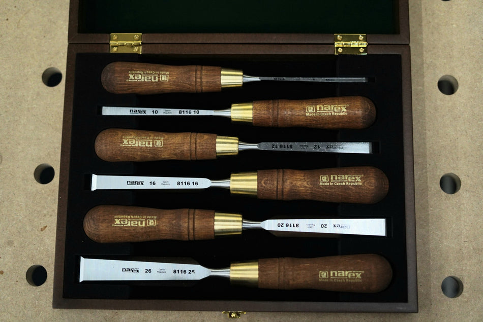 Narex WOOD PREMIUM Bevel Edge Chisel Set