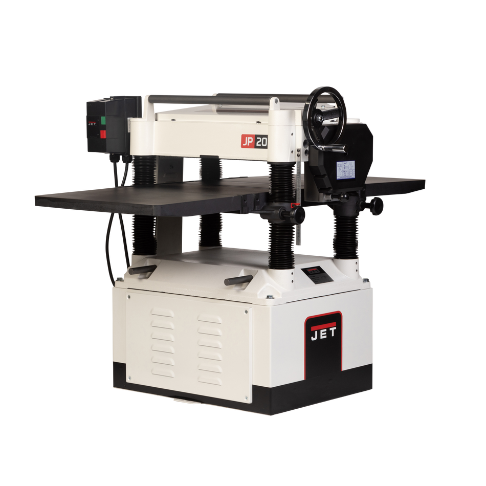 NEW JET Black JWP-208HH-BLK, 20" Helical Head Planer, 230V 1PH, 5HP