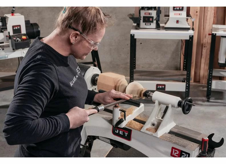 JET JWL-1221VS 12'' x 21'' Variable Speed Wood Lathe – Eagle Tools JET JWL-1221VS 12'' x 21'' Variable Speed Wood Lathe – Eagle Tools