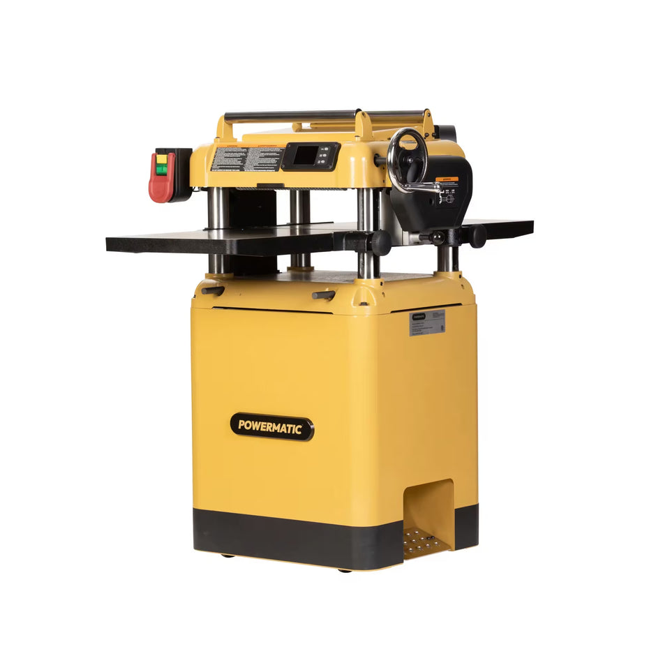 Powermatic PM1-477 15-Inch Planer, Helical Cutterhead, 3 HP, 1PH, 230V (15BHH)