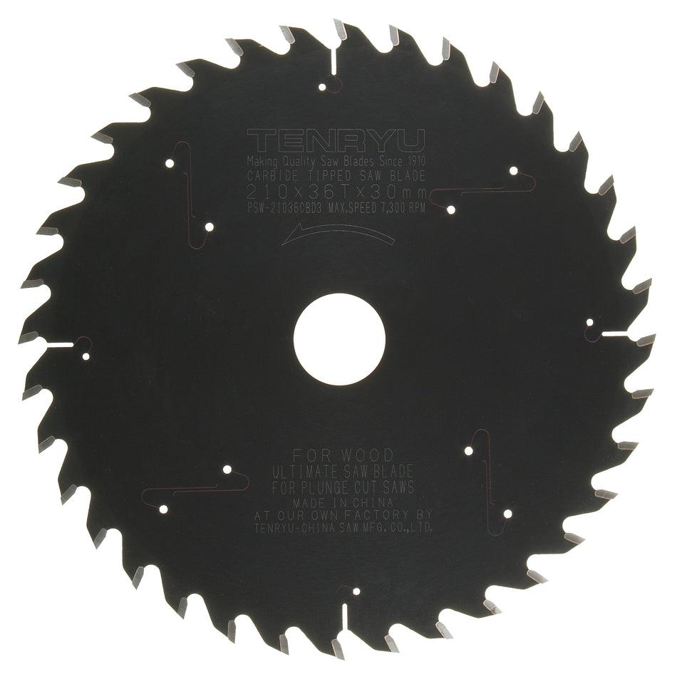 Tenryu 210mm Diameter Track Saw Blades