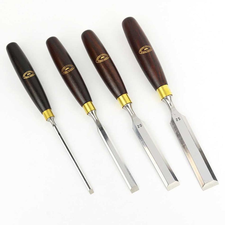 Crown Tools 174R 4 Piece Boxed Chisel Set