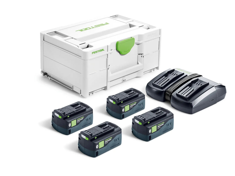 Festool 578675 SYS 18V 4xHP5/TCL6DUO Energy Set