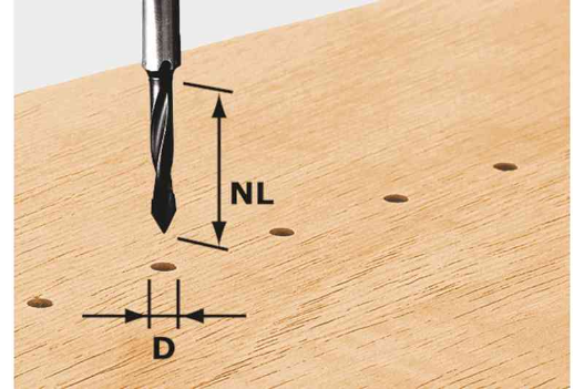 Festool Dowel Drill bit HW S8 D5/30