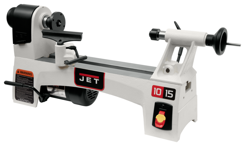 JET JWL-1015, 10" x 15" Woodworking Lathe, Variable Speed