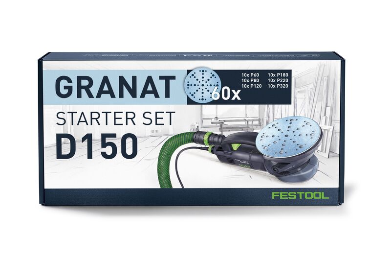 NEW Festool 578166 Grit Abrasives Granat D150 GR-Set