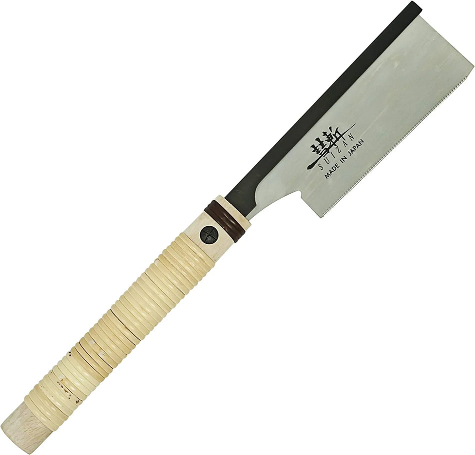 Suizan D-004 Japanese Hand Saw 6 Inch (150mm) Dozuki Dovetail Pull Saw for Woodworking