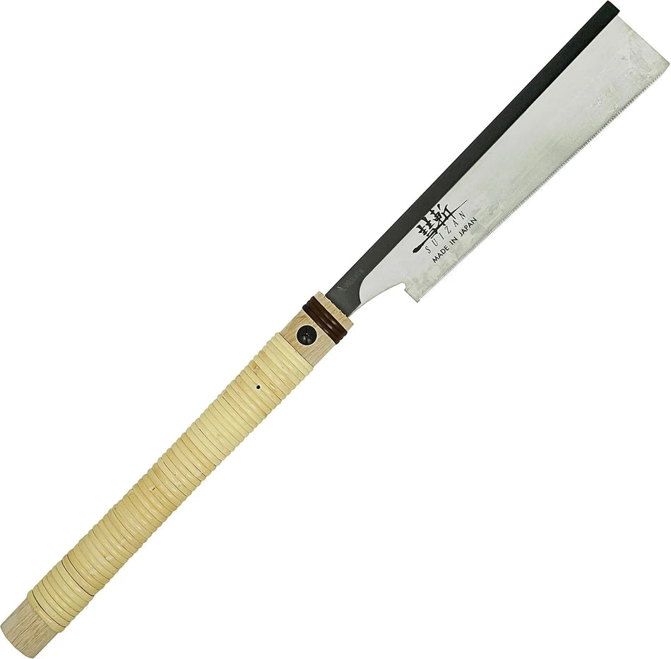 Suizan D-002 Japanese Hand Saw 8 Inch (210mm) Ultra Fine Cut Dozuki Dovetail Blade Pull Saw for Woodworking